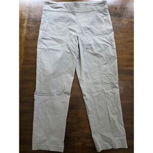 NWOT Tribal 16 Straight Leg Pull On Trouser Pant Gray 126128